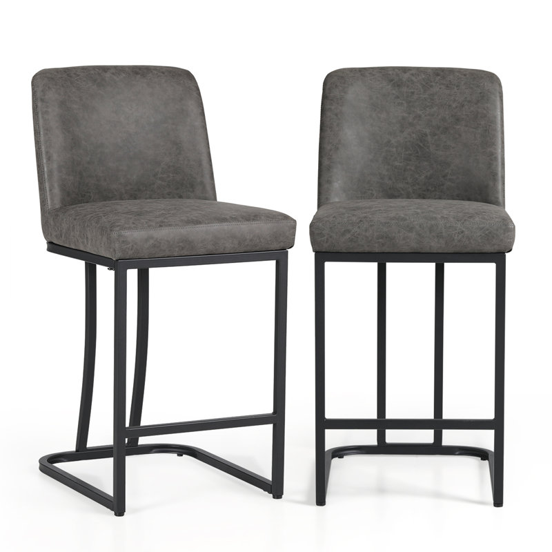 Forsyth 61cm Bar Stool, Grey