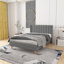 Deeb Vertical Channel Tufted Wingback Platform Bed-609195233-609195234