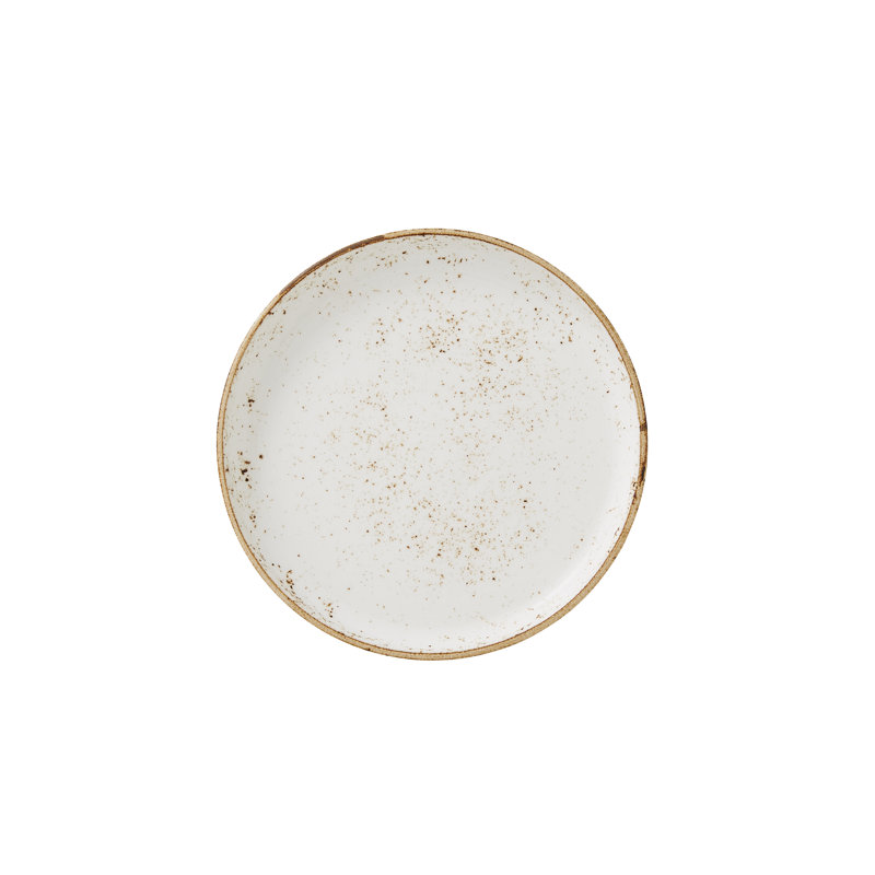 CRAFT BLUE Stack Plate, White/Brown