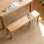 Banc de table en bois de chêne naturel pour salle à manger