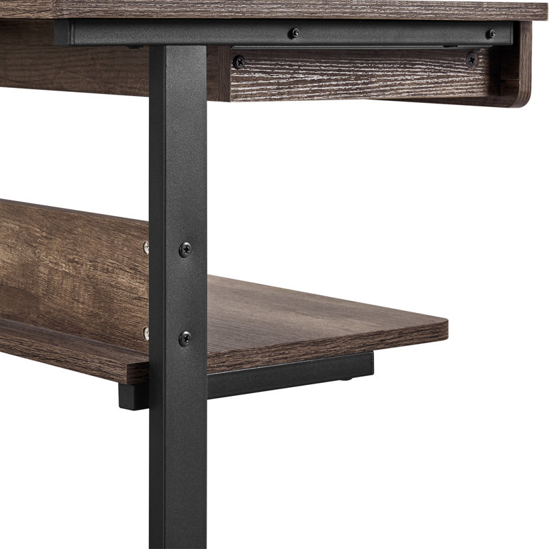 Bureau Bella-Louise, Taupe / noir