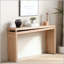Console étroite avec détail de perles