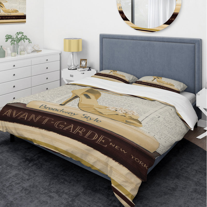 Ensemble de housse de couette à hauteurs de mode iii, Housse simple + 1 taie décorative