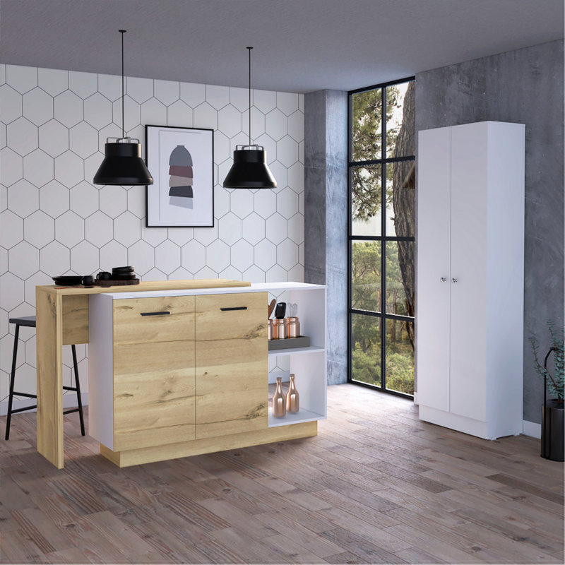 Ensemble de cuisine sophistiqué 4 pièces 2 pièces avec des caractéristiques polyvalentes