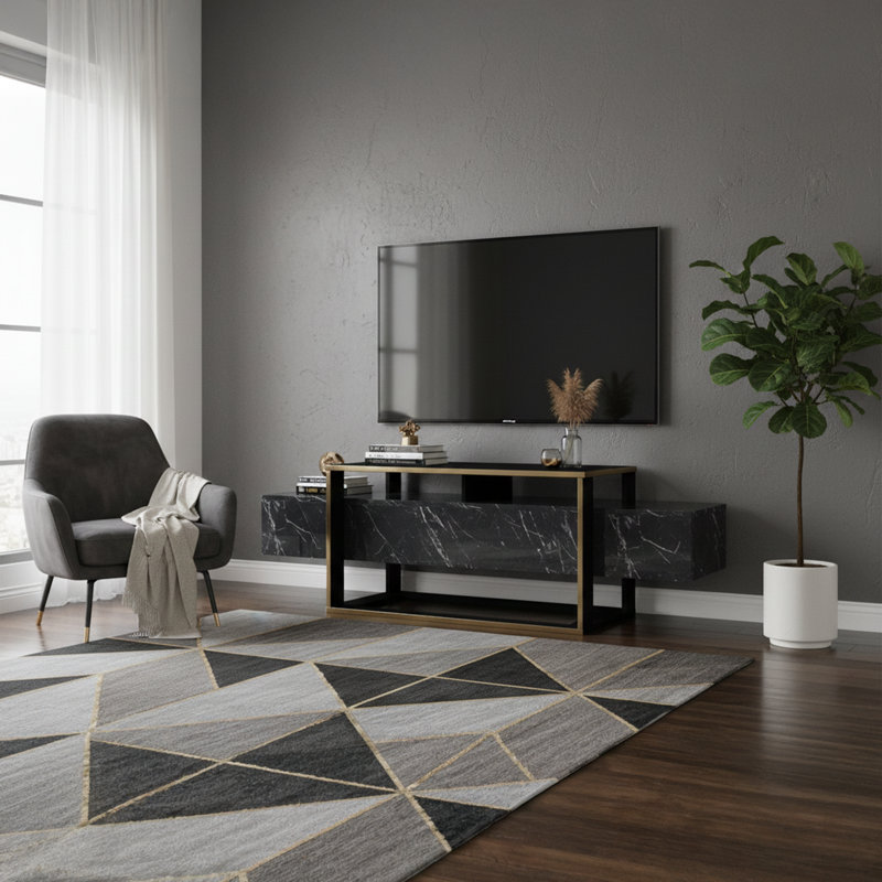 Meuble télé flottant Onyx