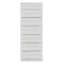 Rug & Kilim’S Scandinavian Runner Rug In White And Gray With Stripes-1233118434
