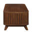 Ensemble de table basse de salon rectangulaire, ensemble de table de salon 3 pièces avec pieds en bois massif, 1 table basse et 2 tables de bout, ensemble de table de thé avec centre en bois, facile à assembler-940059845