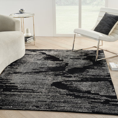 Tapis noir / ivoire Star