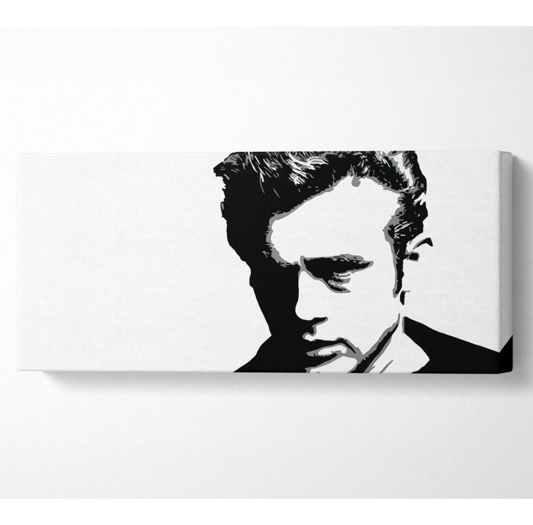 James Dean Pop Art Panoramaleinwand