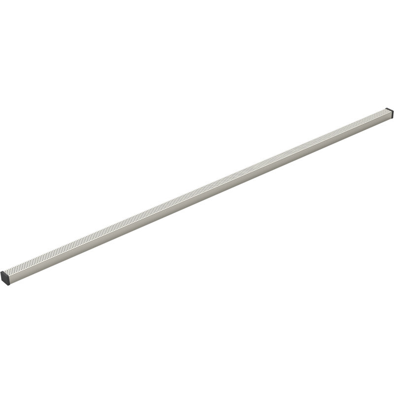 Linear Grid Shower Drain, Anodized Brushed Nickel