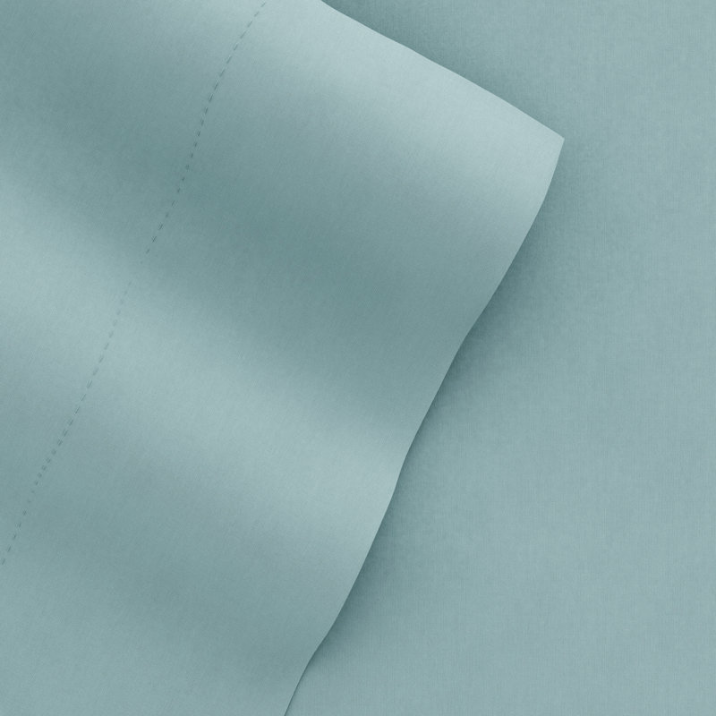 Ensemble de draps pour lit en microfibre brossée de 6 pièces Simply Soft, Aigue-marine