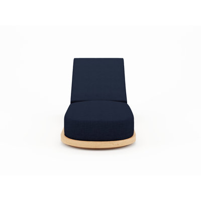 Muse Outdoor Teak Chaise Lounge