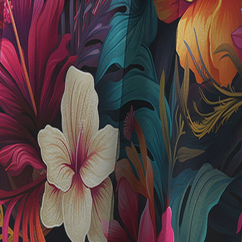 Jungle Splendor - motif tropical III - Rideau floral - Rideau occultant floral - 1 panneau, L 52 po x L 63 po