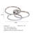 20-inch Modern 3-ring Led Ceiling Light, Dimmable Flush Mount With Adjustable Color Temperature 3000k-6000k, Ultra-thin Chrome Finish For Bedroom Living Room Kitchen Hallway-1526643415