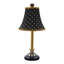 Black Tie Courtly Candlestick Table Lamp