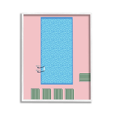 «Abstract Summer Pool Single Frame» par Regina Moore sur