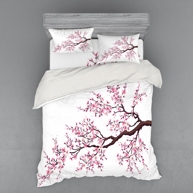 Eclectic Floral Duvet Cover, Queen Duvet Cover + 3 Additional Pieces