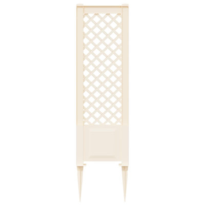 vidaXL Trellis with Spike PP Plant Stand Garden Support Outdoor Holder Patio