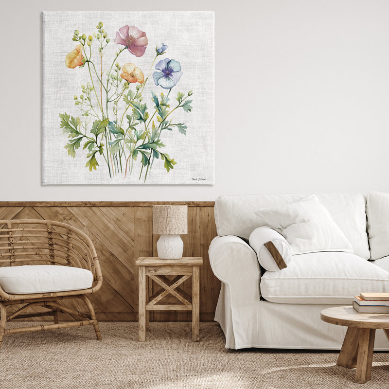 Wild Botanical Bundle Canvas, design par Nicole DeCamp, H 36 po x l 36 po
