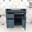 Sriyaan Bathroom Vanity with Ceramic Top, Bathroom Storage Cabinet with 2 Drawers and Tip-out Drawer-464534784-411531476