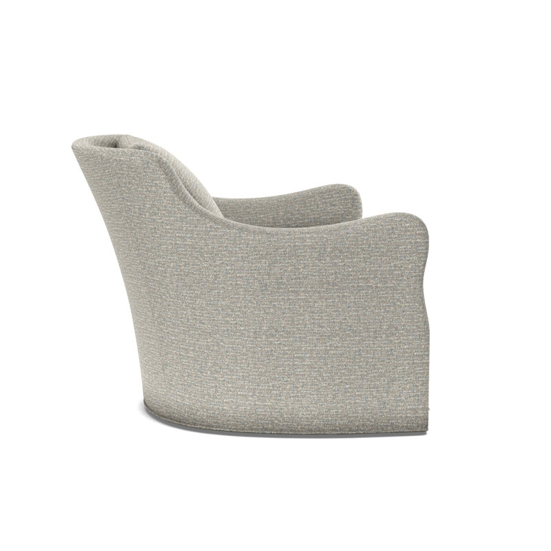 Arcadia Sculpted Arm Swivel Chair, Wild Dunes Mist