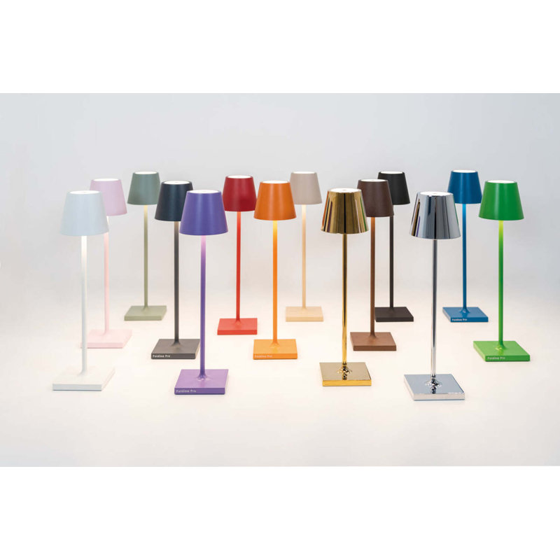 Poldina Pro Micro Table Lamp, Glossy Chrome