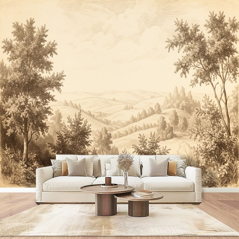Adhésif mural amovible Peel and Stick, 68.88" L x 96" W