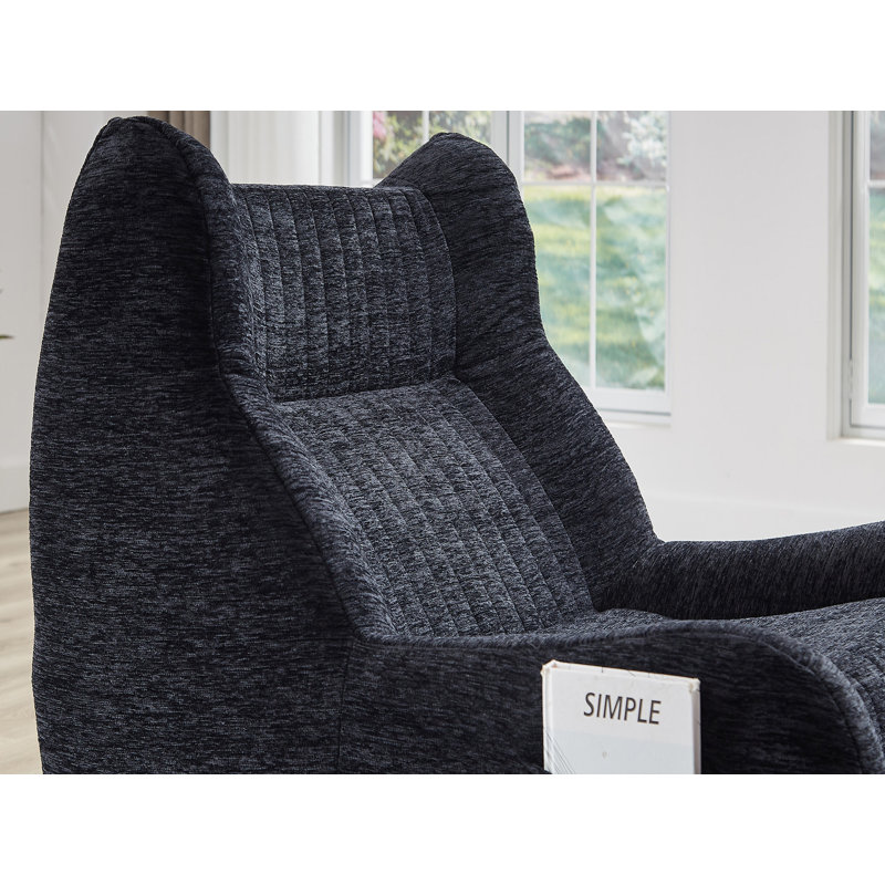 Fauteuil à billes 35 "pour adultes, Chenille noir
