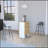 White And Macadamia Folding Dining Table-280808305