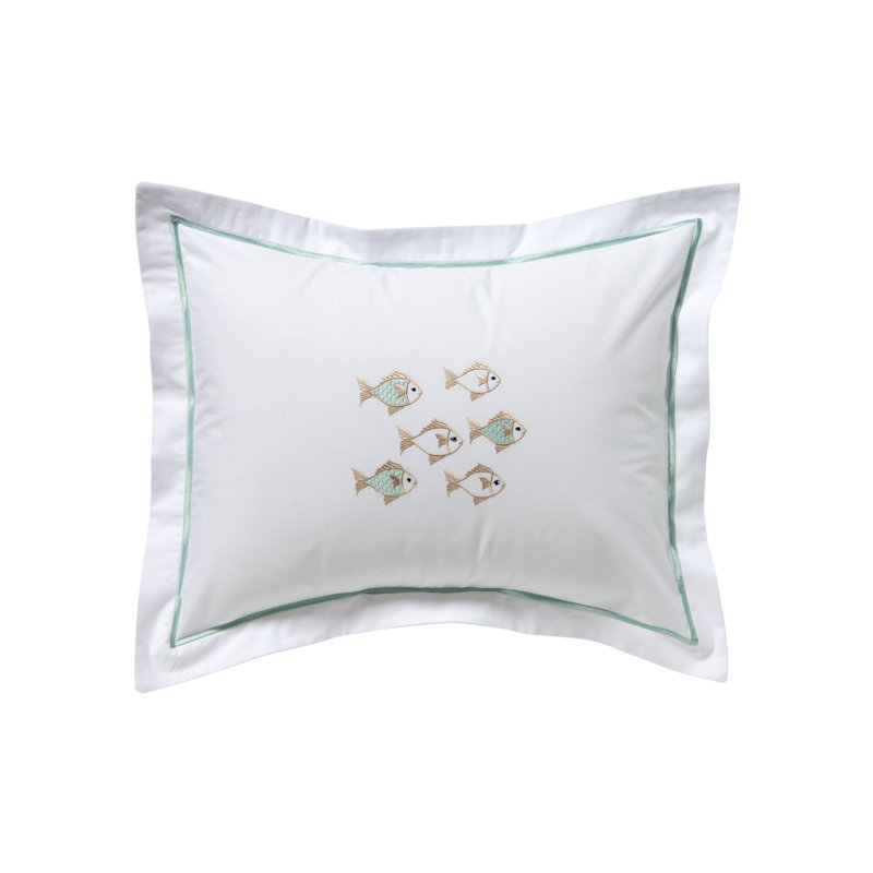 Embroidered Cotton Pillow Cover
