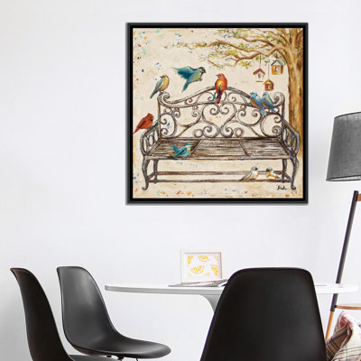" Birds On The Bench " by Patricia Pinto