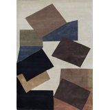 Hand-Knotted High-Quality Multi-Colored Area Rug