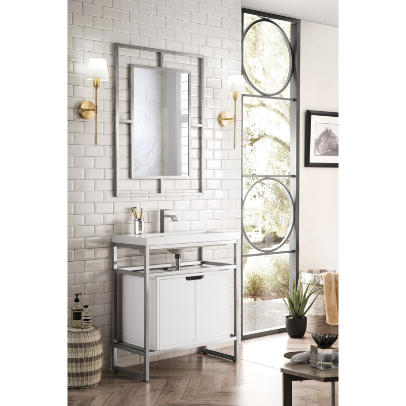 Boston 31.5'' W Single Vanity, Brushed Nickel