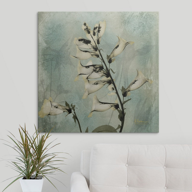 « foxglove iv x-ray » par albert koetsier,, reproduction de photo, H 35 po x l 35 po x P 1,5 po, Toile