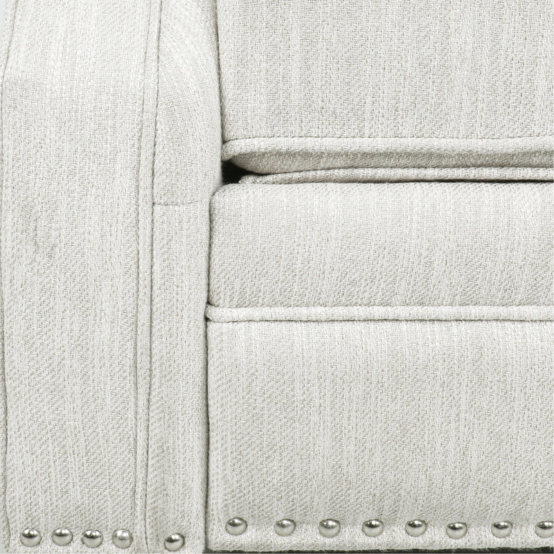 Clemintine Wide Manual Standard Recliner, Gray Fabric