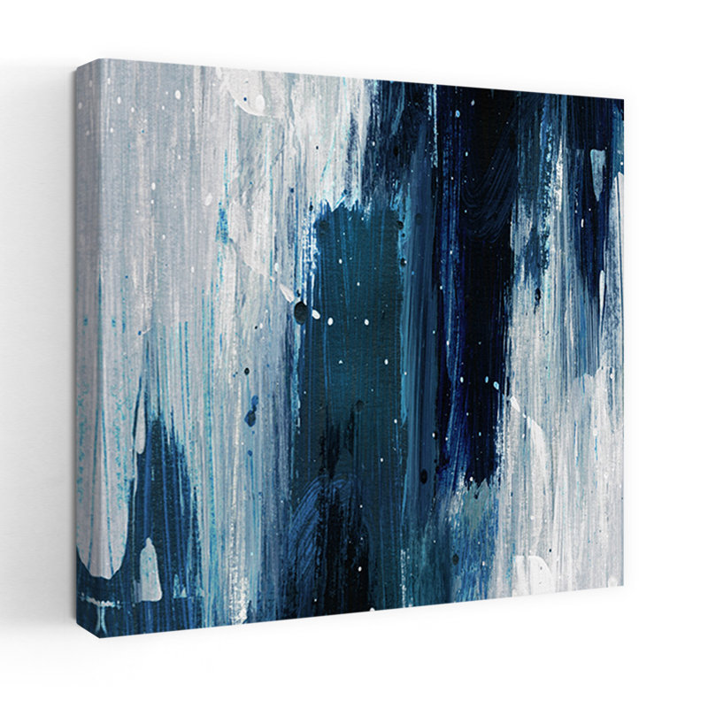 Art contemporain contemporain abstrait, 18" H x 18" W