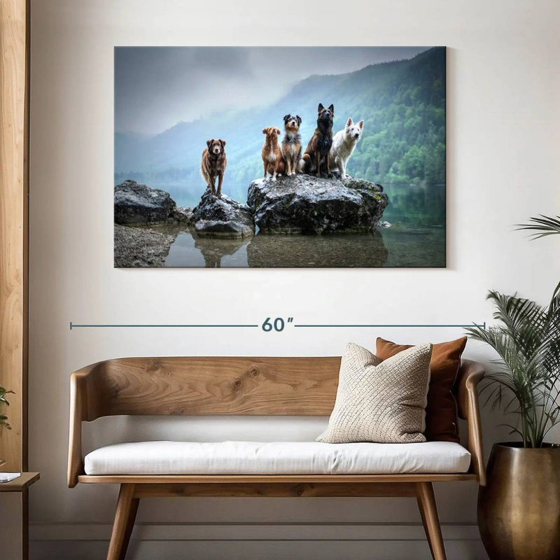 Brampt Dog Alliance, 32" H x 48" W