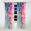Pink Blue Pastel Patchwork - Abstract Collages Blackout Abstract Curtain - 1 Panel-107824190