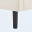 Grand lit plateforme tapissier en tissu, support de lattes en bois massif, facile à assembler, beige-472308125-472308126