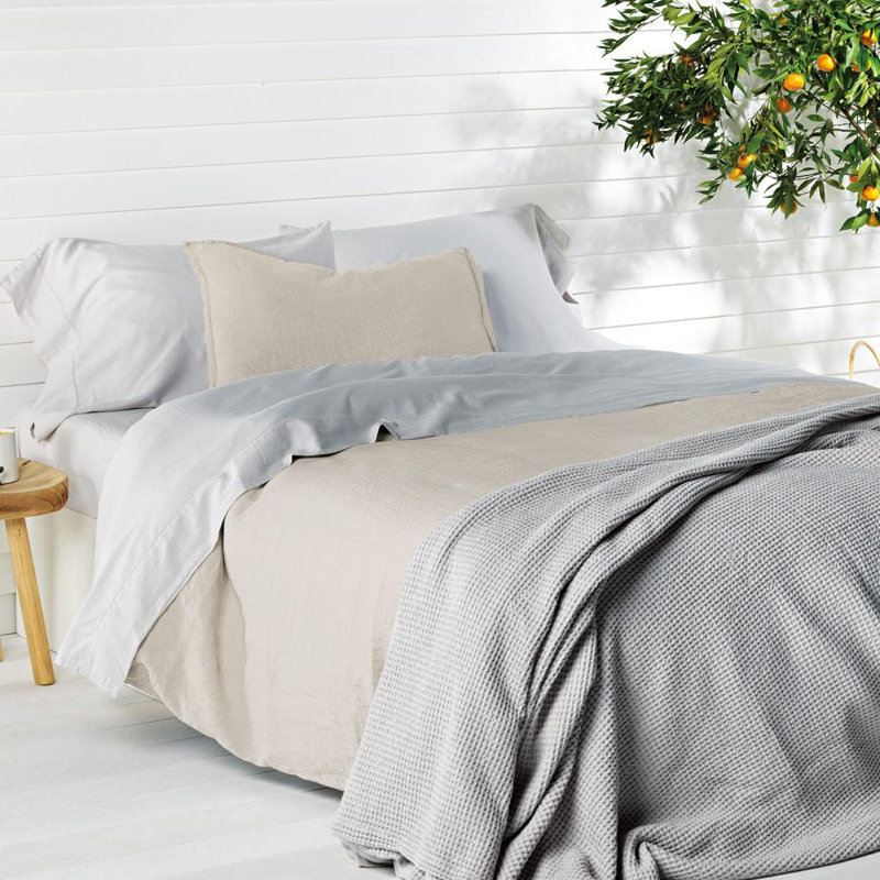 Taie décorative en lin, Standard, Lin