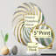 Beige minimalisme spirale poteries - miroir décoratif Vortex MIR106125 O-95186914