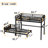 Versatile Twin Xl Metal Bunk Beds, Vintage Style With Safety Fence