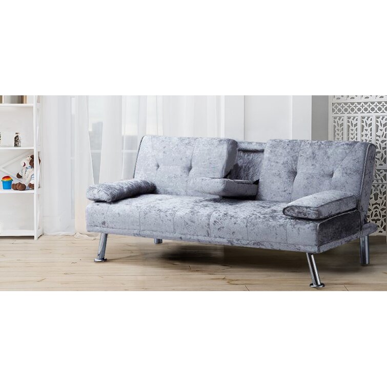 Halie 3 Seater Upholstered Sofa Bed