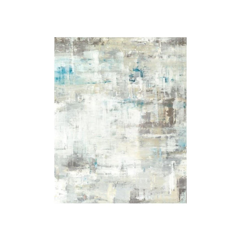Gray Window Painting by Samuel Kane, Plexi, 50" H x 40" W 