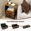 38cm W Metal Bedside Table