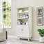 Bibliothèque de rangement de 68 po de hauteur avec armoire-1836279198