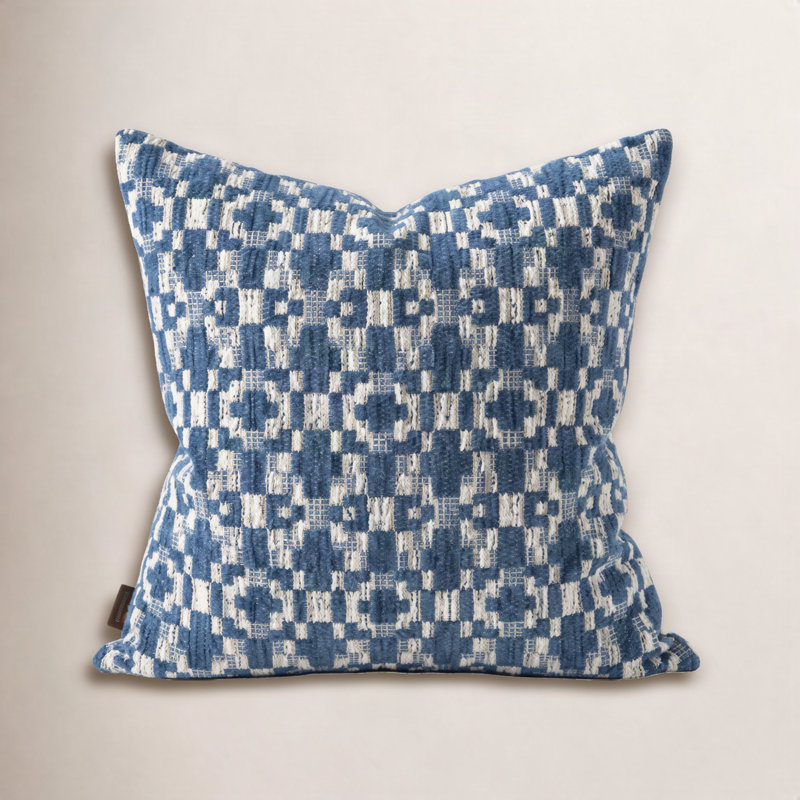 Rhombus Royal 20x20 Pillow, 20x20, Royal