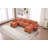 Comfy Upholstered Sectional Cloud Modular Sofa-281610736