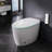 Touchless Smart Toilet with Auto Lid, Foot Flush, Foam Shield & Heated Seat - Tankless Design, Water Saving Dual Flush, Quiet Night Light, Easy Install