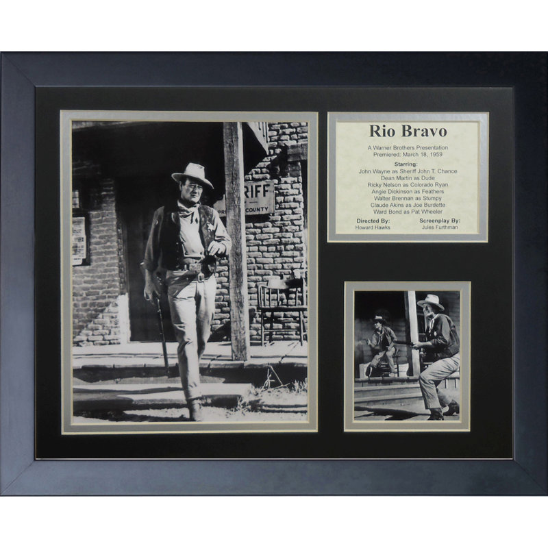 Memorabili encadrée-rio bravo John Wayne